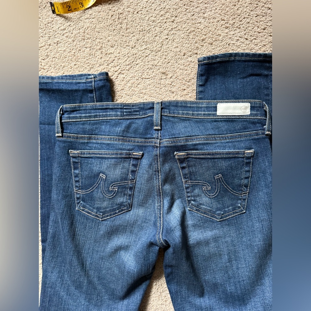 AG Adriano Goldschmied Women's Skinny Jeans - Dark Blue - Picture 8 of 9